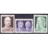 Sverige. 1973. Nobelpristagere 1913, 75 Øre -1,40 kr. AFA nr. 839-41 **    postfrisk stemplet FDC st,