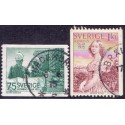 Sverige. 1975. FN's kvindeår, 75 Øre-1 kr.AFA nr. 903-04 **    postfrisk stemplet FDC st,