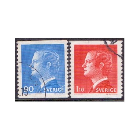 Sverige. 1975. Suppleringsværdier, 90 Øre-1,10 kr.AFA nr. 905-06 **   postfrisk stemplet FDC st,
