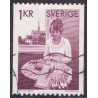 Sverige. 1976. Kniplinger. 1 Kr.ALM papir AFA nr. 945uf **  postfrisk stemplet FDC st,