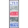 Sverige. 1977. Motionsidræt i 5-stribe. AFA nr. 982-86 **  postfrisk stemplet FDC st,