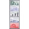 Sverige. 1977. Turistudgave i 5-stribe. AFA nr. 992-96 **      postfrisk stemplet FDC st,