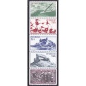 Sverige. 1978. Turistudgave i 5-stribe. AFA nr. 1035-39 **    postfrisk stemplet FDC st,