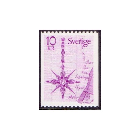 Sverige. 1978. Nordpil 10 kr. AFA nr. 1040 **    postfrisk stemplet FDC st,