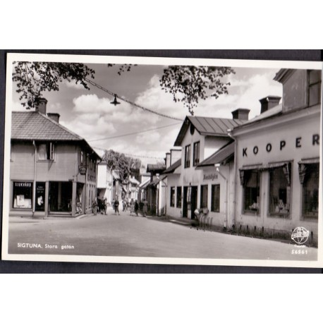 Sverige. Sigtuna. Stora gatan, ubrugt