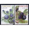 Færøerne 2011. 0,50-6,50 Kr. Enebær og sortebær. AFA nr. 725-6 Postfrisk stemplet
