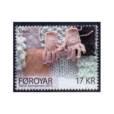 Færøerne 2015. Sepac, kultur, AFA nr 839 Postfrisk
