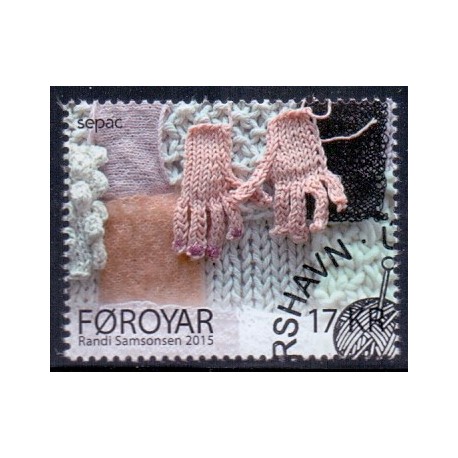 Færøerne 2015. Sepac, kultur, AFA nr 839 Postfrisk, stemplet, FDC