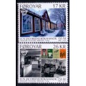 Færøerne 2015. H. N. J. Boghandel i Thorshavn, AFA nr 840-41, Postfrisk, stemplet FDC