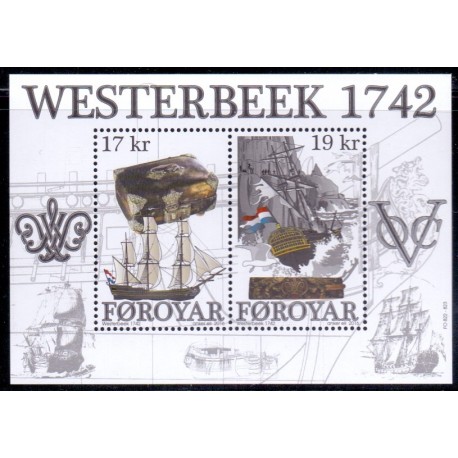 Færøerne 2016. Westerbeek, i miniark, AFA nr 846, Postfrisk stemplet FDC