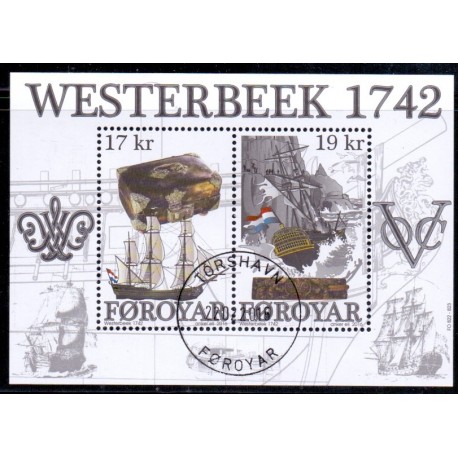 Færøerne 2016. Westerbeek, i miniark, AFA nr 846, Postfrisk stemplet FDC