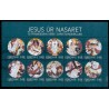 Færøerne 2016. Jesus fra Nazareth, miniark, AFA nr 858-68. Postfrisk   stemplet FDC