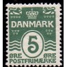 1912. Bølgelinie, 5 Øre, AFA nr. 64, postfrisk  Ubrugt Stemplet FDC