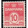 1912. Bølgelinie, 10 Øre, AFA nr. 65, postfrisk  Ubrugt Stemplet FDC