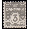 1913-14.  Bølgelinietype 3 Øre,  AFA nr. 79, postfrisk   Ubrugt Stemplet FDC