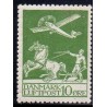 1925. Luftpostmærke. 10 Øre, AFA nr. 144 postfrisk    Ubrugt Stemplet FDC
