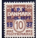 1937. K.P.K frimærkeudstilling. AFA nr. 243. postfrisk  Stemplet FDC