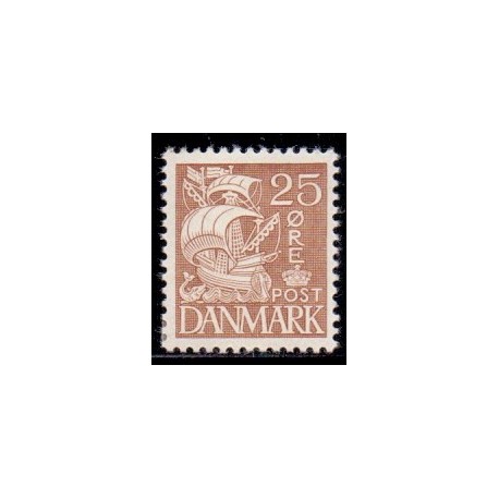 1933-34. Stålstik. AFA nr. 214 tp.I. postfrisk  Stemplet FDC