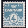 1933. Bølgelinieudgaven. AFA nr. 196 postfrisk     Stemplet FDC
