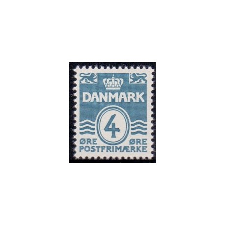 1933. Bølgelinieudgaven. AFA nr. 196 postfrisk     Stemplet FDC