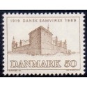 1969. Samvirke. AFA nr. 483 postfrisk  Stemplet FDC
