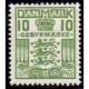 Danmark Gebyrmærke 1926-30 AFA nr. 2 **/MNH stemplet/used
