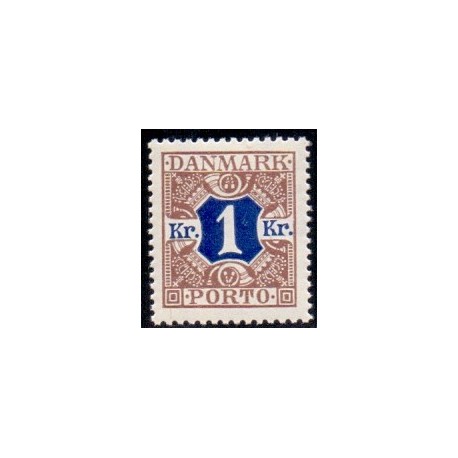Danmark Portomærke 1921 AFA nr. 19 **/NHM stemplet/used