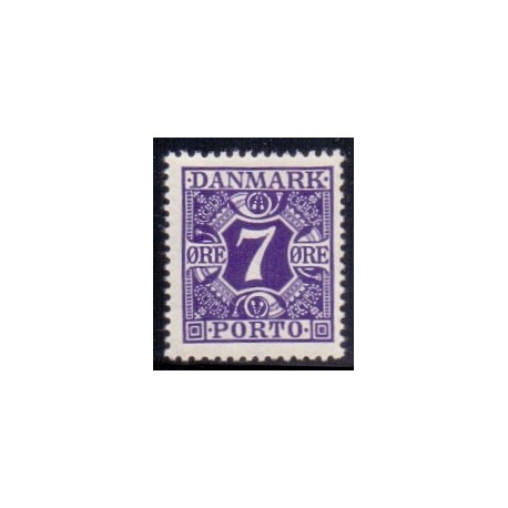 Danmark Portomærke 1930 AFA nr. 21 **/MNH stemplet/used