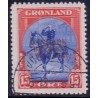 1945. Amerikaudgaven, DANMARK BEFRIET, 15 Øre AFA nr, 21 stemplet