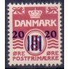 Færøerne 1940-41 Færøprovisorier 20/5 Øre AFA nr 3 postfrisk