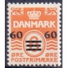 Færøerne 1940-41 Færøprovisorier 60/6 Øre AFA nr. 6A postfrisk