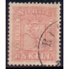 Norge. 1863-66. 8 Sk. Matrosa, AFA nr 9 * st. stemplet postfrisk