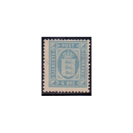 Danmark Tjenste 1875 AFA nr 5 **/MNH stemplet/used