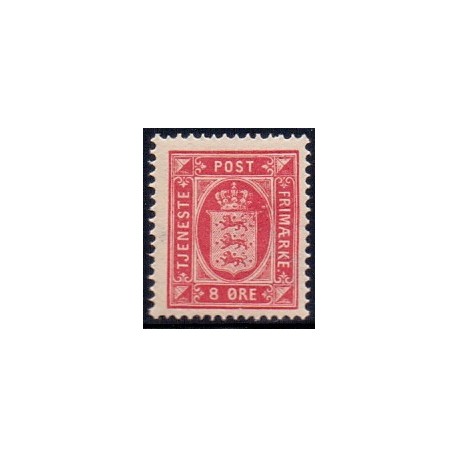 Danmark Tjenste 1875 AFA nr 6 **/MNH stemplet/used