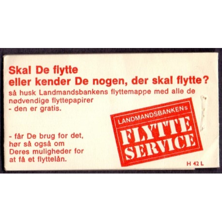 Danmark 5 kr. frimærkehæfte AFA H34L