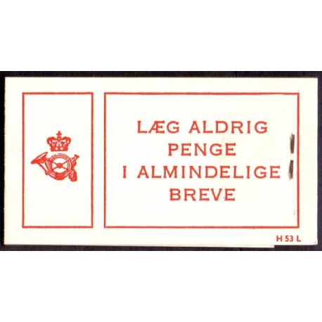 Danmark 5 kr. frimærkehæfte AFA H34L