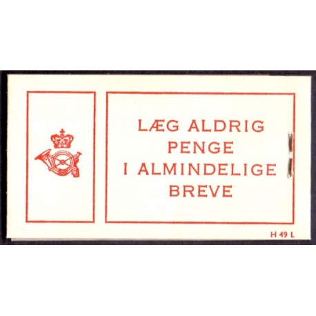 Danmark 5 kr. frimærkehæfte AFA H34L