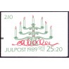 Sverige. 1989. Julefrimærker. AFA nr. 1526-31 postfrisk sammentryk Stemplet hæfte FDC parstykkke SWEDEN **/o