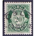 1951-52. Farveændring. LUX -Stemplet AFA nr. 385