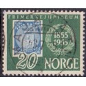 1955. Frimærkets 100-års jubilæum. LUX -Stemplet AFA nr. 404