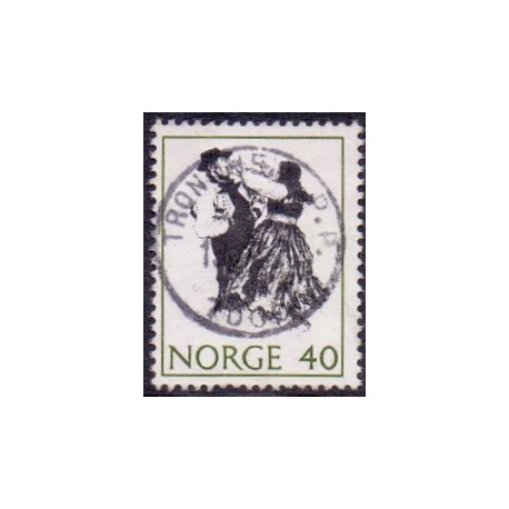 1971. Norske eventyr I. LUX -Stemplet AFA nr. 643