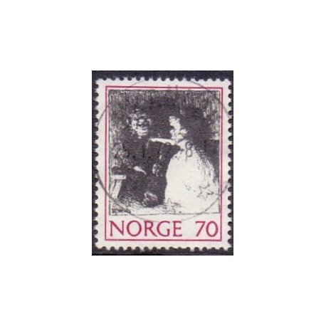 1971. Norske eventyr I. LUX -Stemplet AFA nr. 645