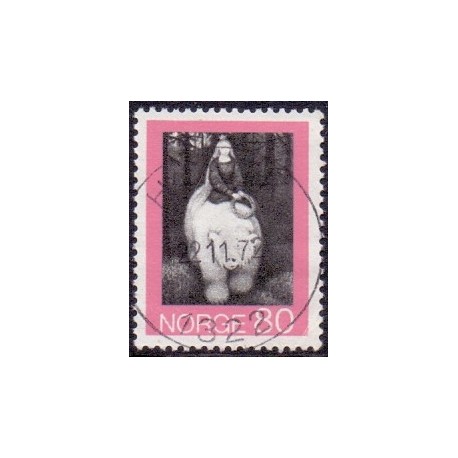 1972. Norske eventyr II. LUX -Stemplet AFA nr. 668