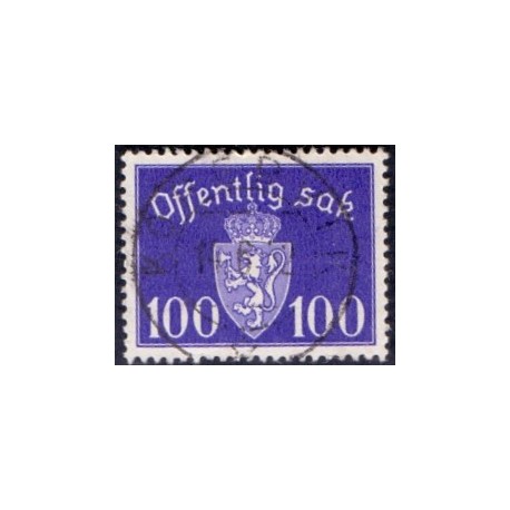 Tjenstemærke. LUX -Stemplet AFA nr. TJ 40