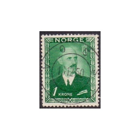 1946. Haakon VII. LUX -Stemplet AFA nr. 329