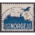 1937. Luftpost. LUX -Stemplet AFA nr. 176