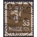 1926. Ny løvetype. LUX -Stemplet AFA nr. 122