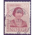 1963. Camilla Collett. LUX -Stemplet AFA nr. 502