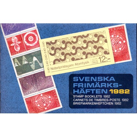 svenska frimärkshäften 1982