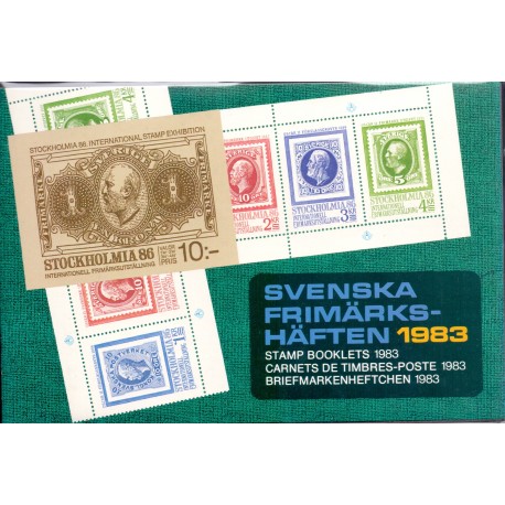 svenska frimärkshäften 1983